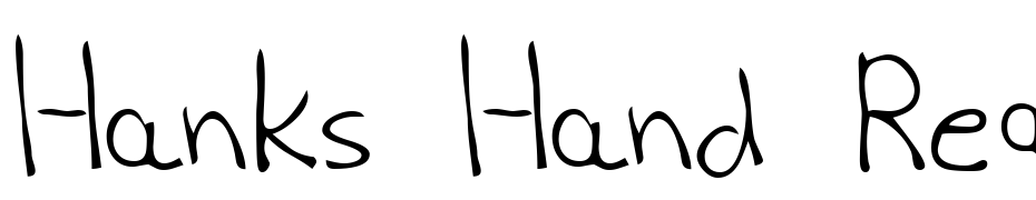 Hanks Hand Regular Schrift Herunterladen Kostenlos